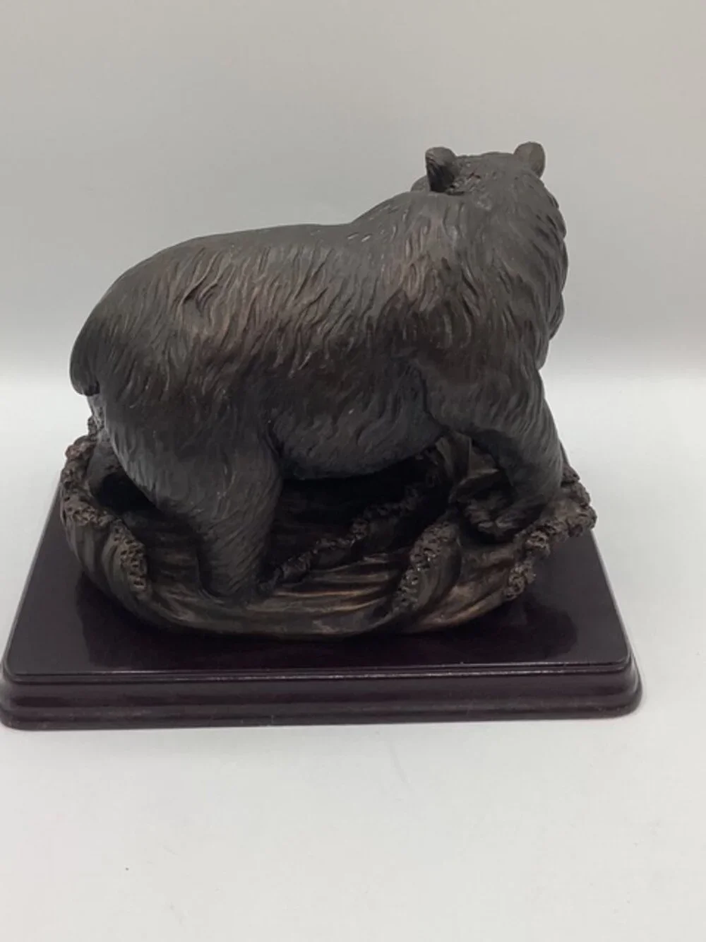 Bronze Toned Bear and Cubs Statue/Figurine Very Heavy 6